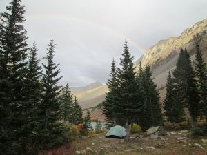 Overnight camping in Colorado